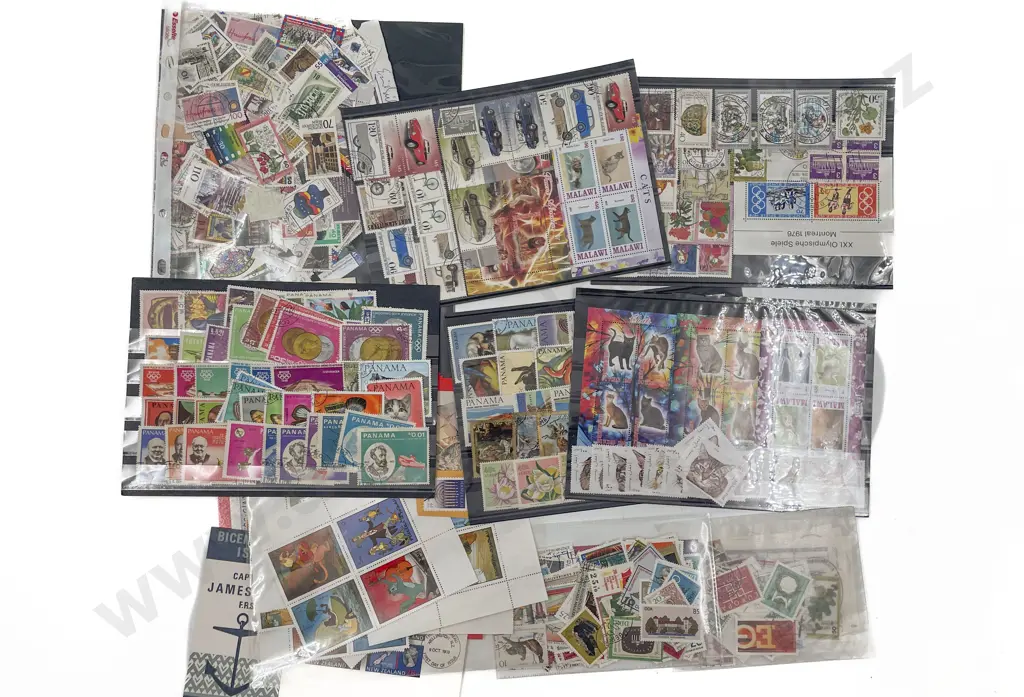 Quantity of Assorted Loose World Stamps etc Image 1++