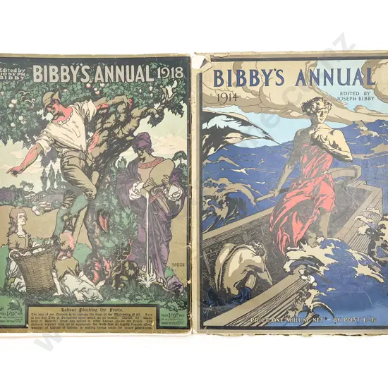 Two Vintage Bibby's Annuals - 1914 & 1918