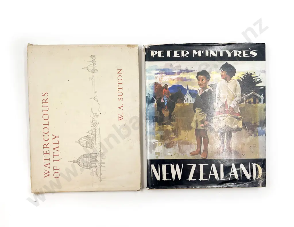 Peter McIntyre's New Zealand together with Watercolours of Italy Image 1++