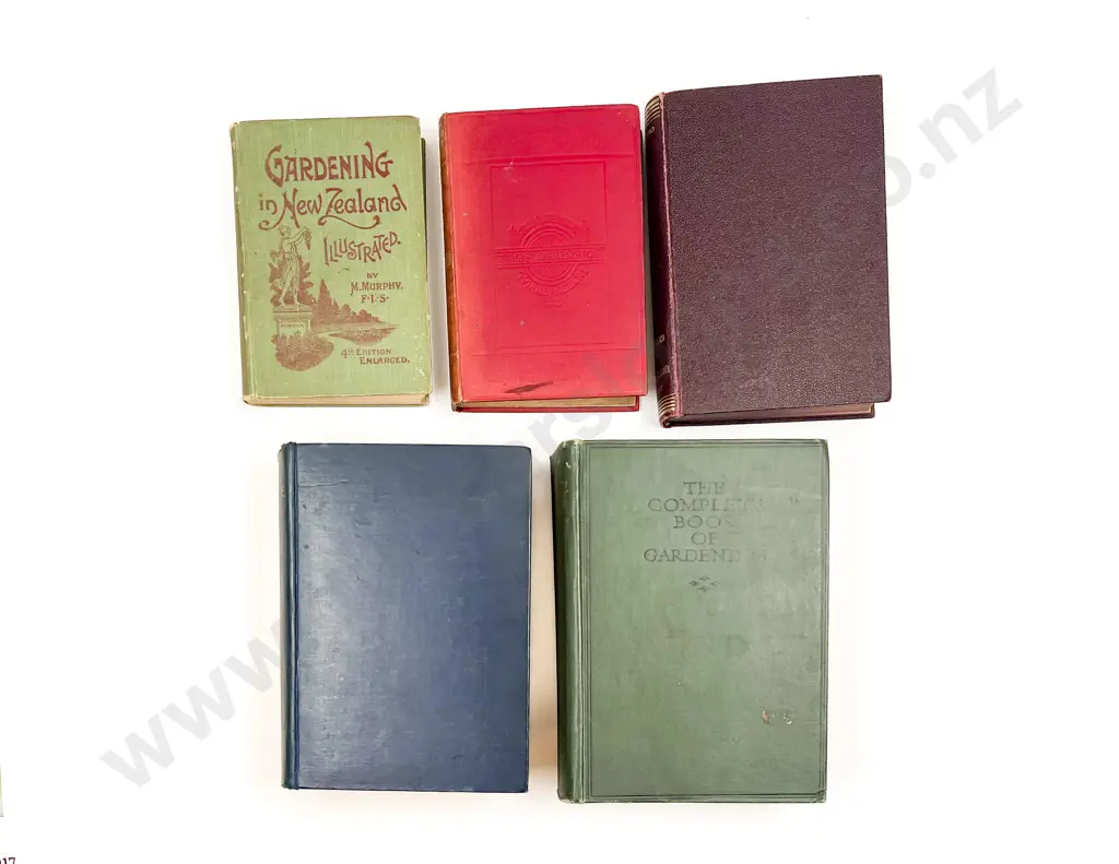 Five Assorted Gardening Reference Volumes Image 1++