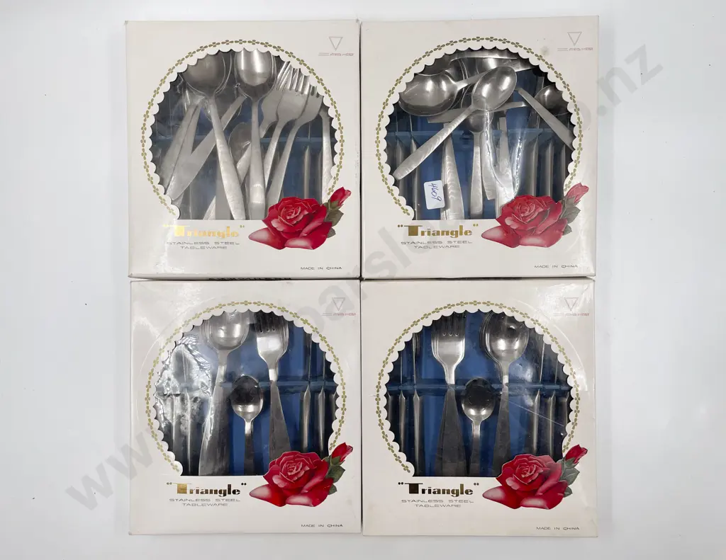 Eight Assorted Box Sets of Cutlery Image 1++