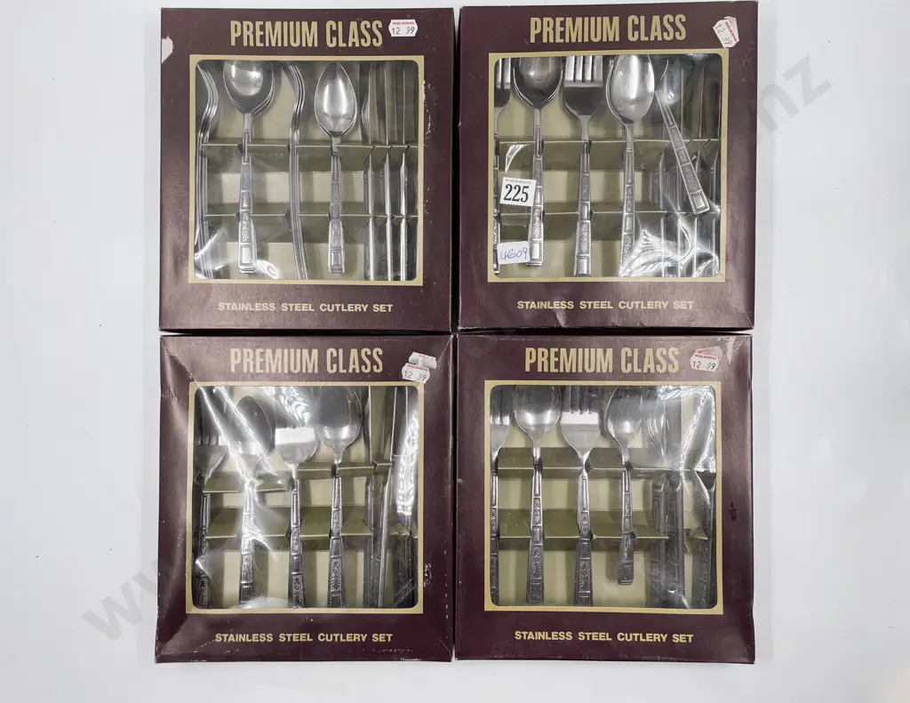 Eight Assorted Box Sets of Cutlery Image 1++