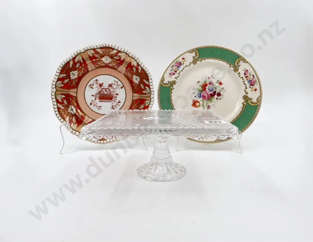 Quantity of Assorted Fancy China Plates & Cake Stand Image 1++