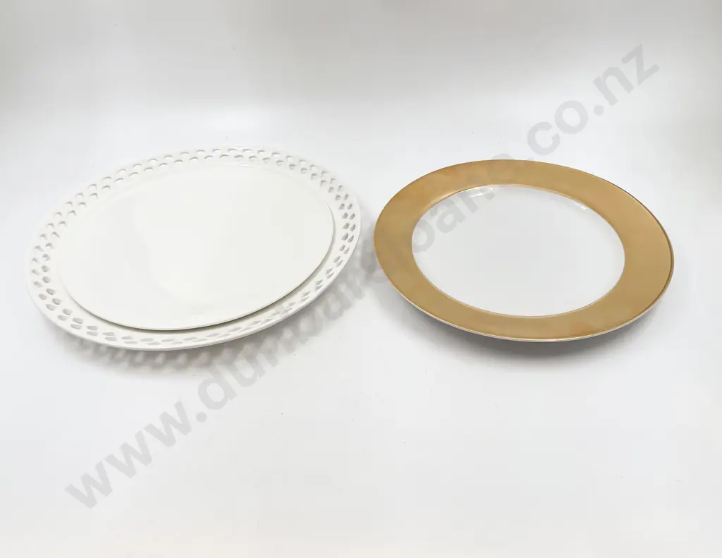 Quantity of Assorted Fancy China Plates & Cake Stand Image 1++