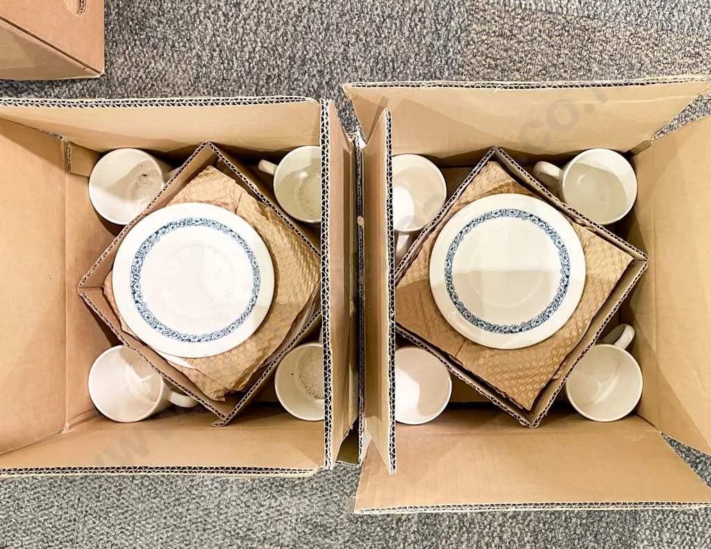 Two Cartons of Assorted Boxed Dinnerware etc Image 1++