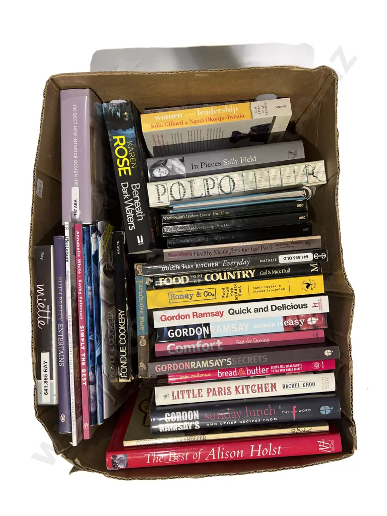 Box of Assorted Cook Books Image 1++