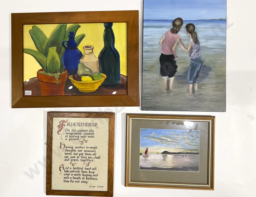 Box of Assorted Artworks Image 1++