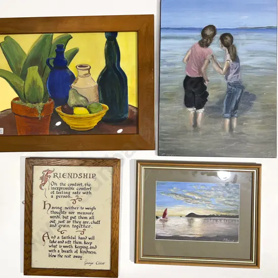 Box of Assorted Artworks