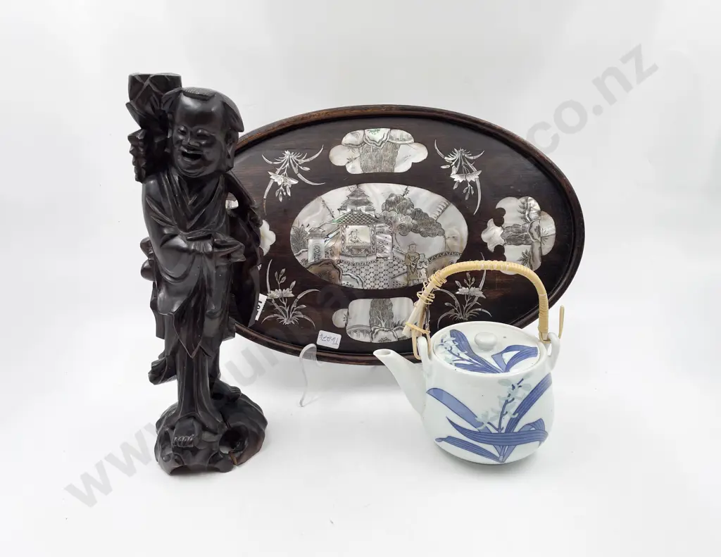 MOP Inlaid Wall Hanging & Two Others Image 1++