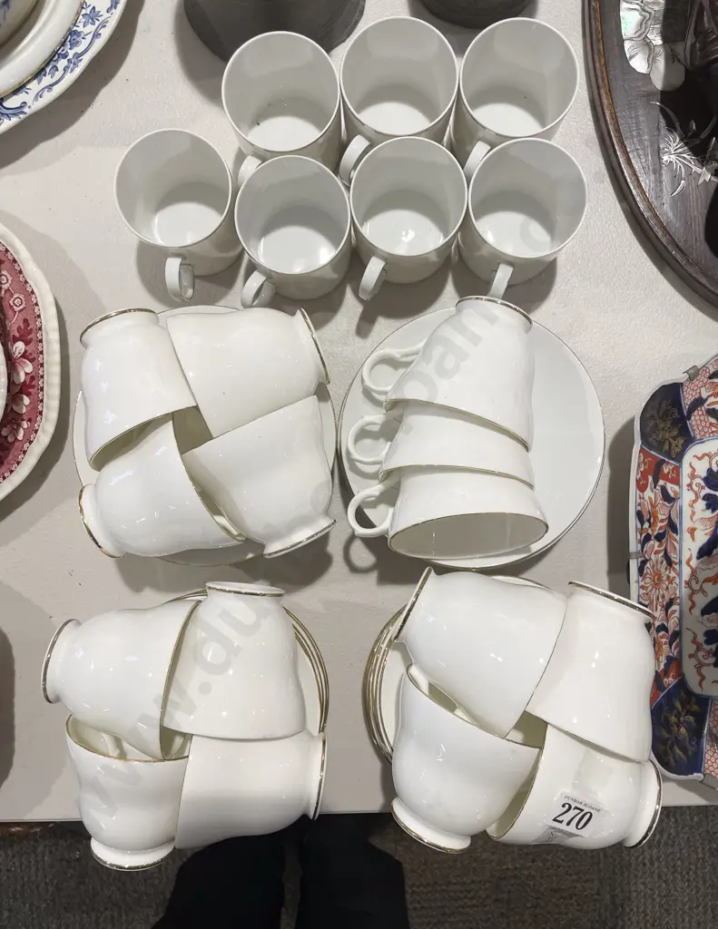 Quantity of Assorted White China Image 1++