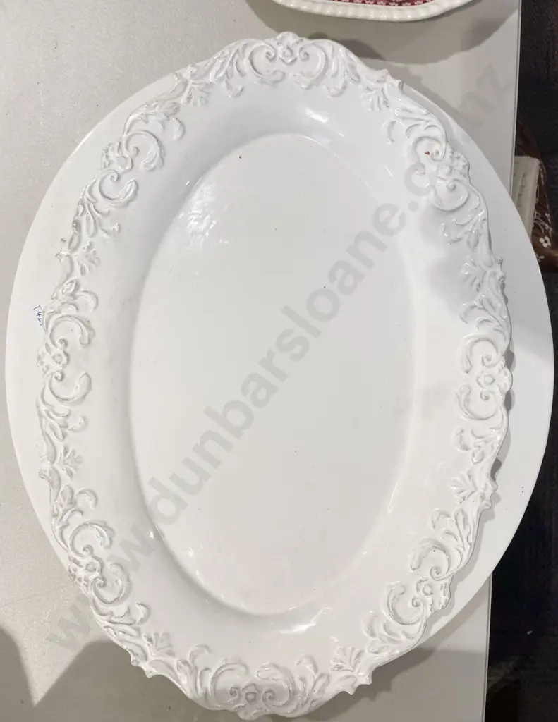 Quantity of Assorted China Serving Ware together Two Tier Cake Stand Image 1++