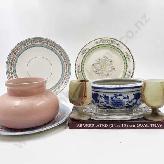 O. C. Stephens Vase (Faults) together with Assorted China etc