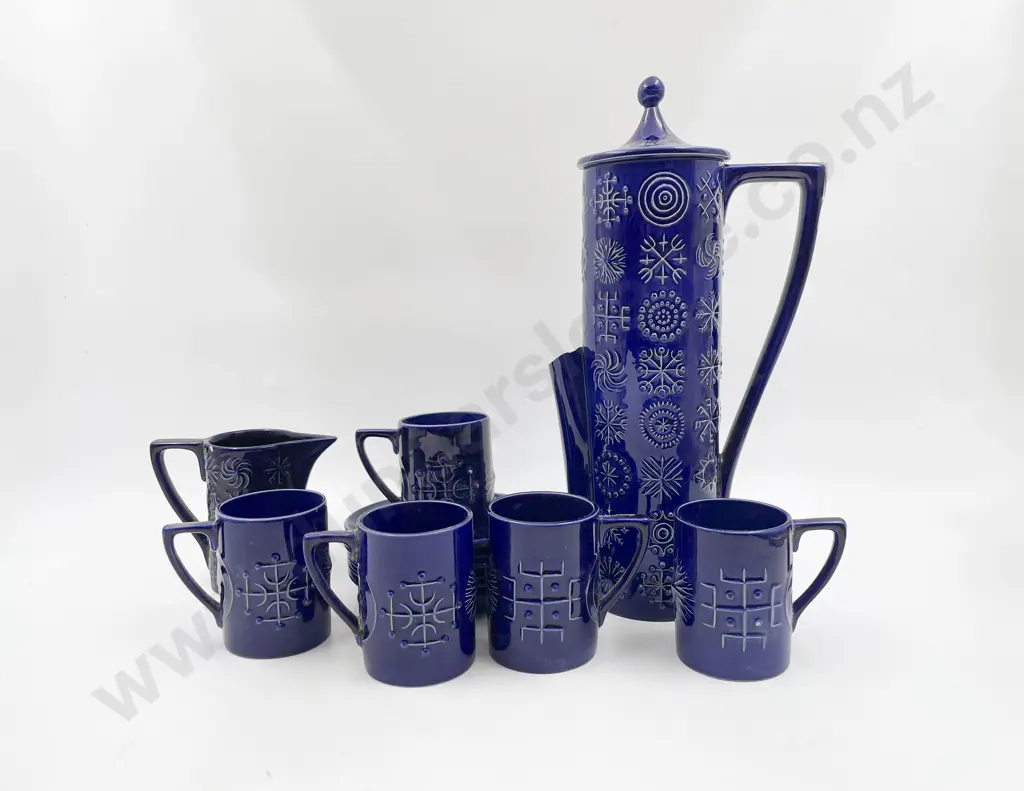 Portmerion "Totem" Part Coffee Set (Faults) Image 1++