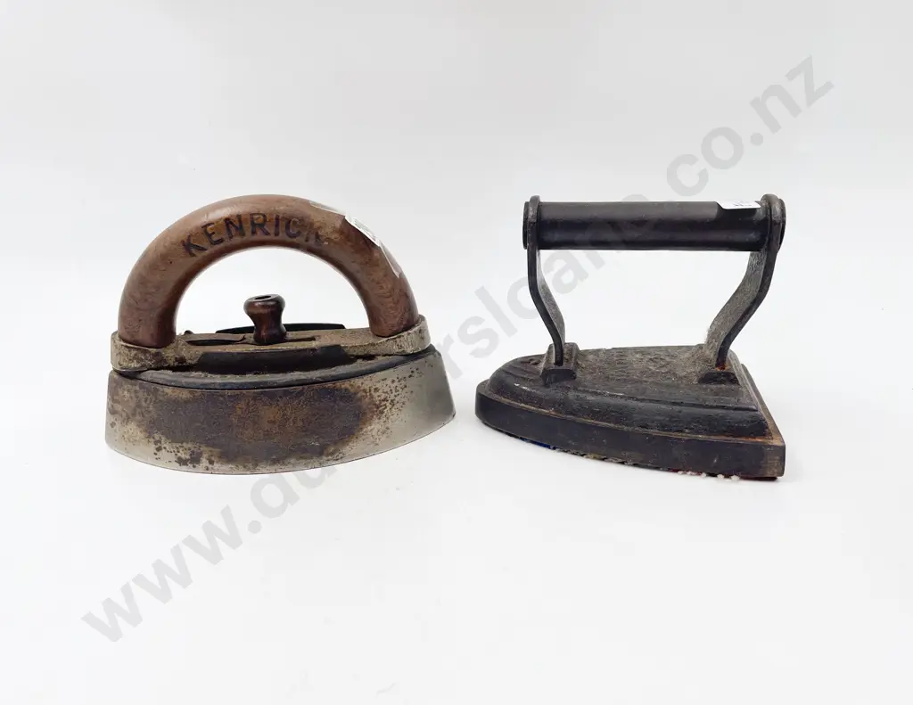 Two Vintage Flat Irons Image 1++