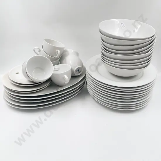 Large Quantity of Assorted White Crockery & China