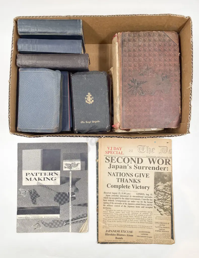 Two Boxes of Assorted Vintage Collectibles & Books Image 1++