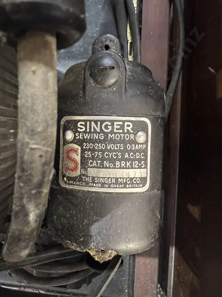 Singer Sewing Machine in Case Image 1++
