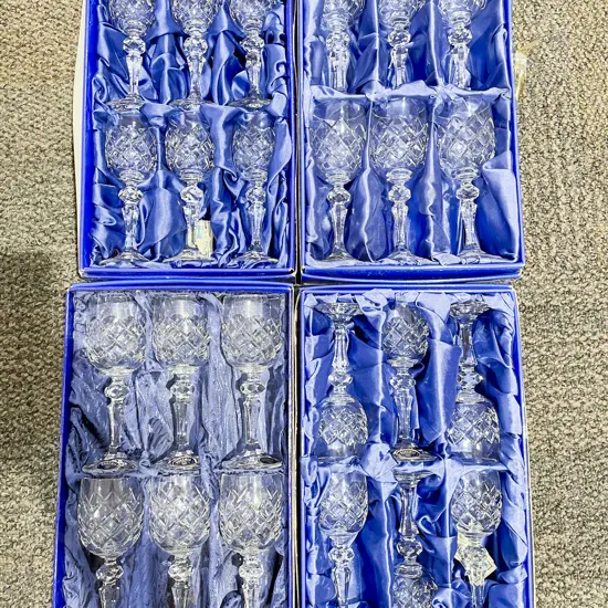 Quantity of Assorted Boxed Crystal & Glassware etc