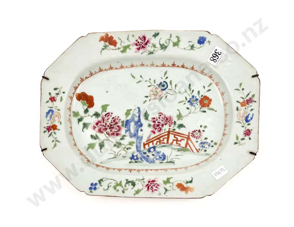 Late 18th/Early 19th Cantonese Famille Rose Antique Export Ware Ashet Image 1++