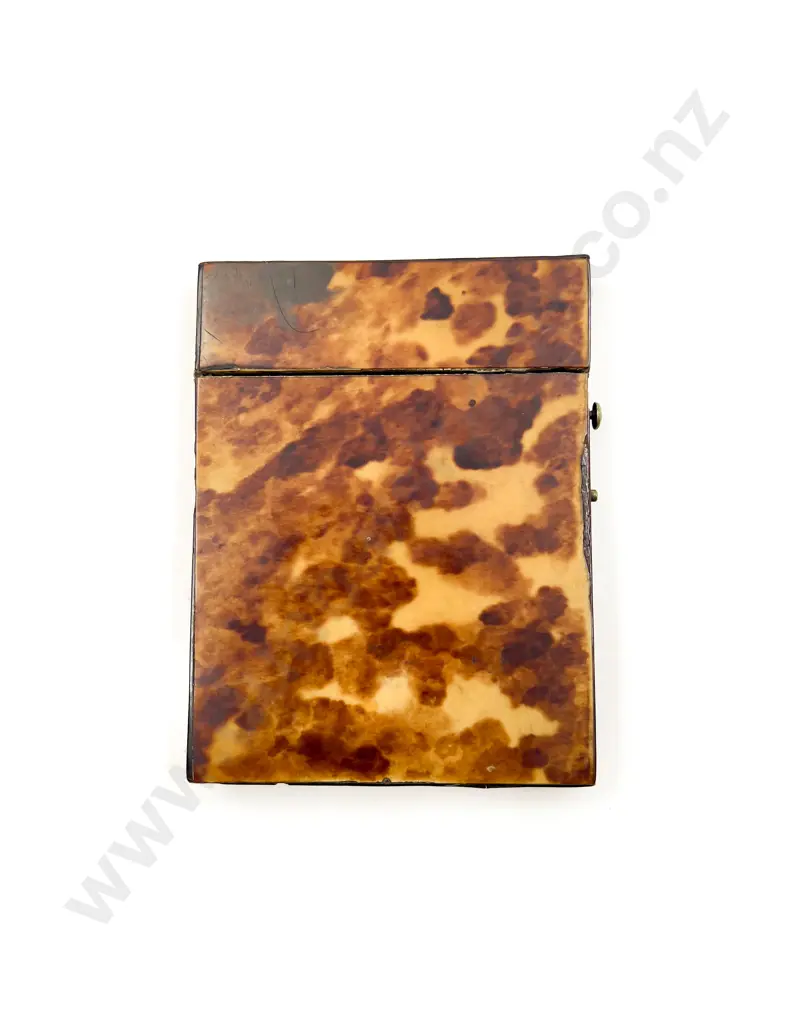 Vintage Tortoiseshell Card Case Image 1++