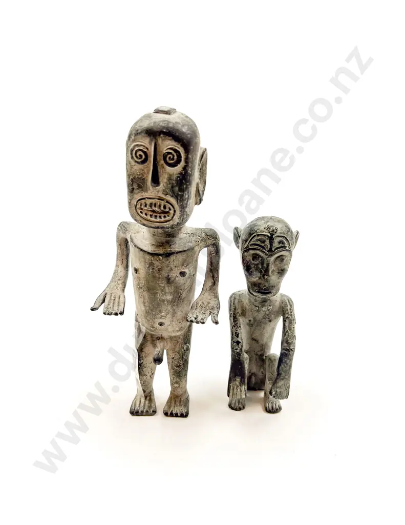 Two Bronze Tribal Figures Image 1++