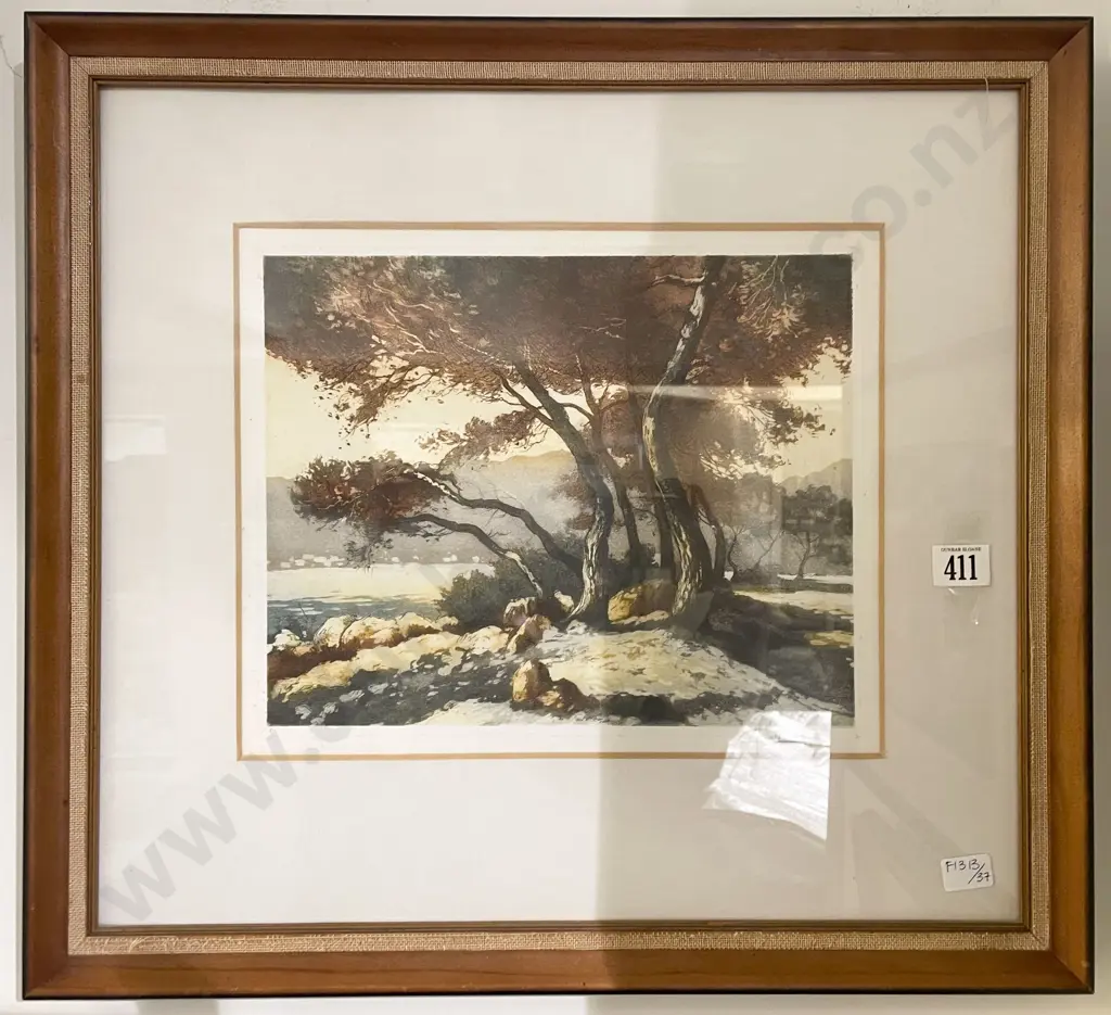 C Habrinday - Coastal Landscape - Etching Image 1++