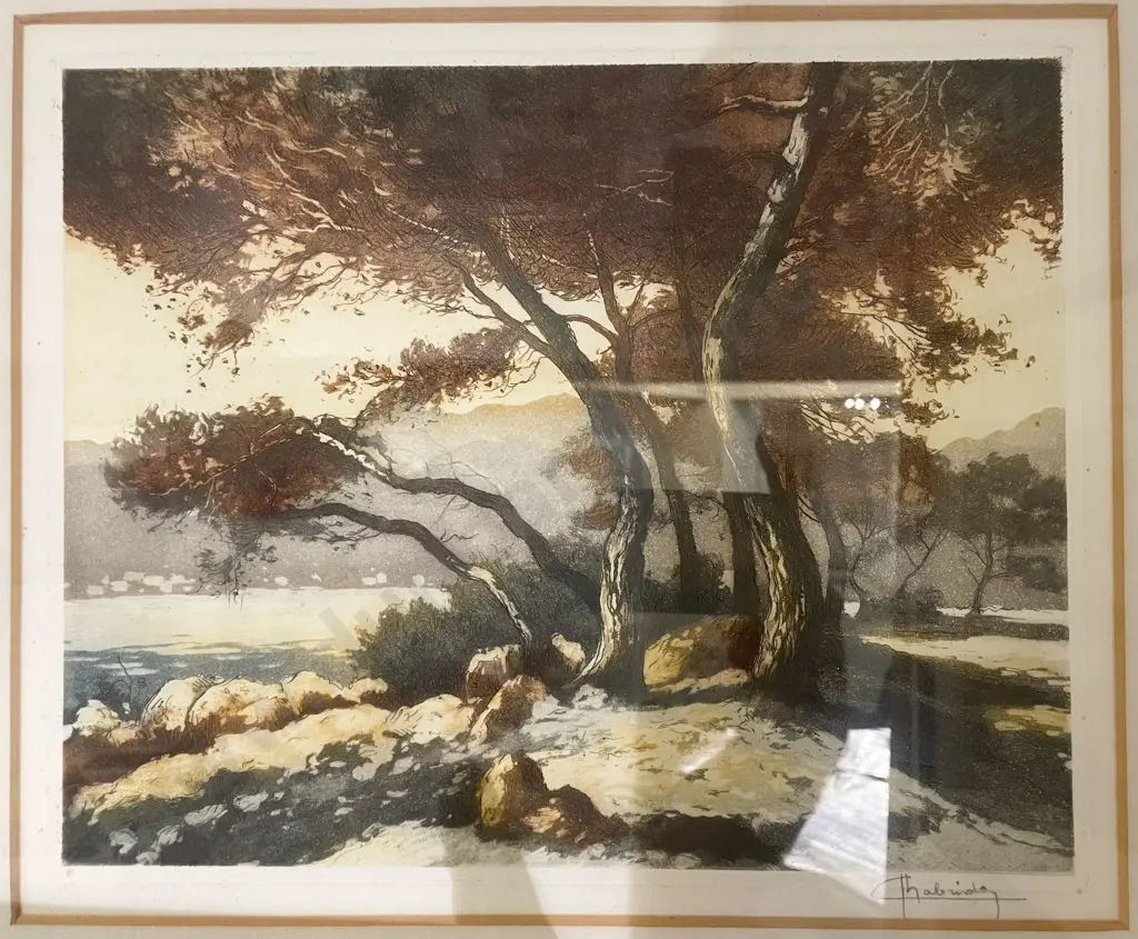 C Habrinday - Coastal Landscape - Etching Image 1++