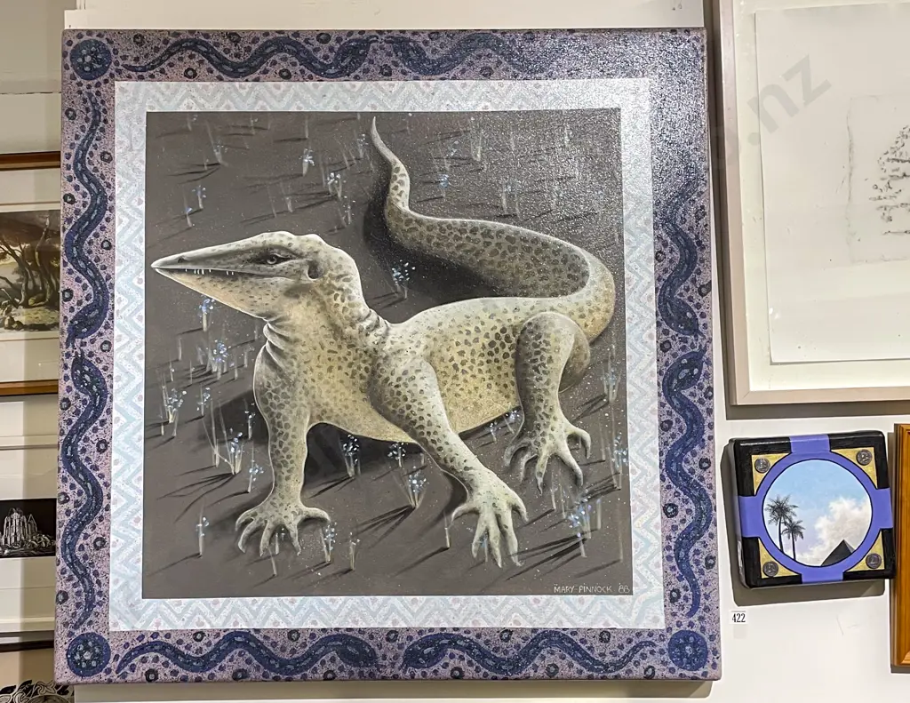 Mary Pinnock (Australian b 1951) - Sand Goanna Image 1++