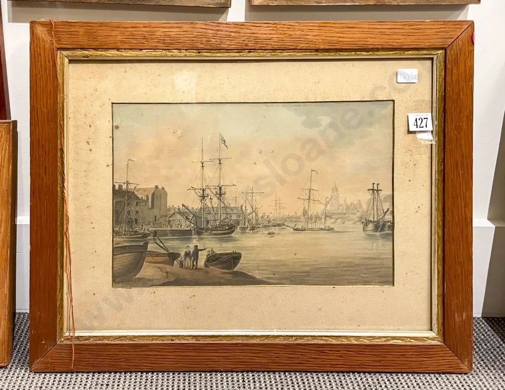 Three Vintage Nautical Watercolours Image 1++