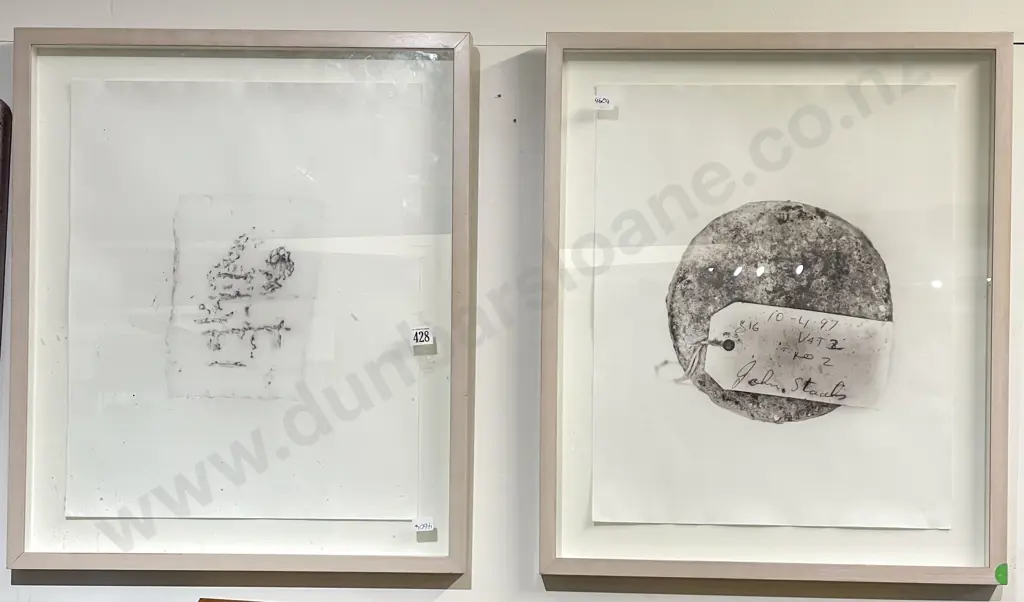 Two Abstract Photographic Prints Image 1++