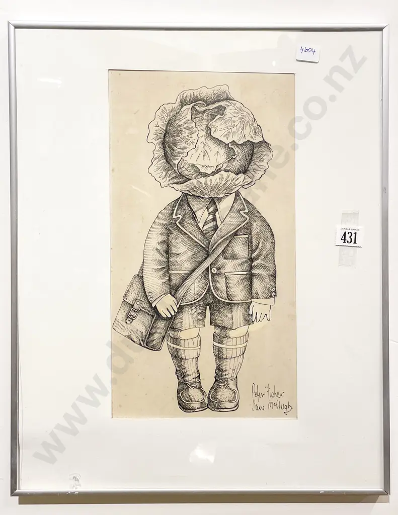 Abstract Caricature Etching Image 1++