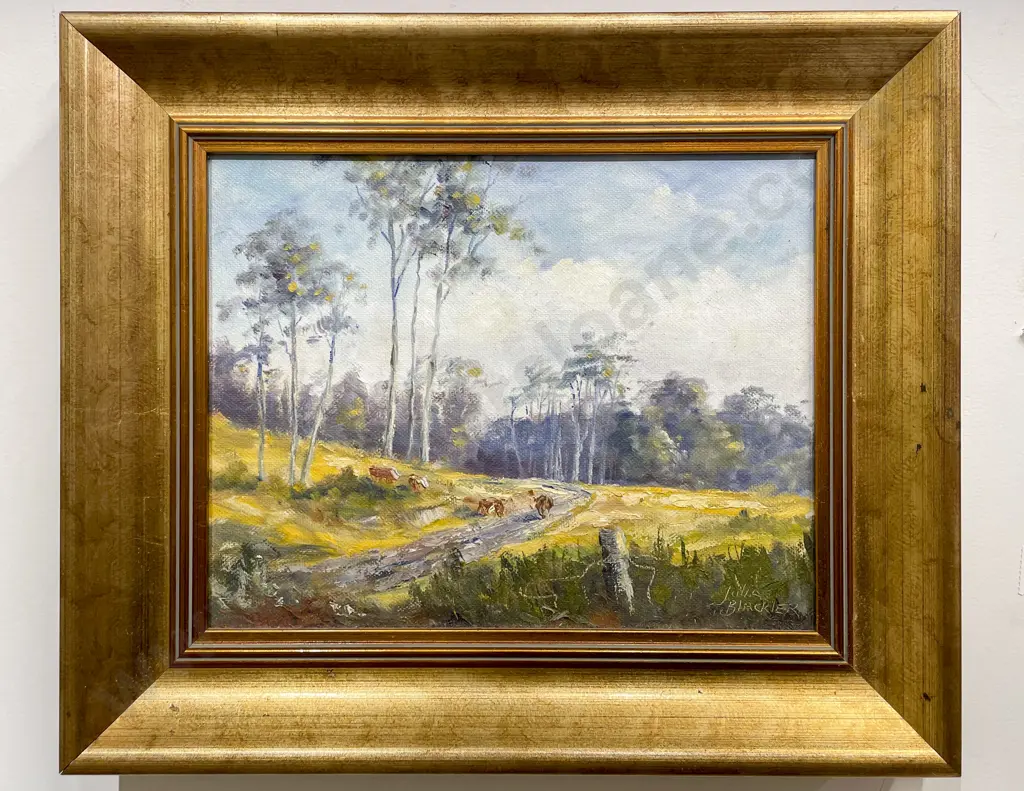 Julia Blackler - Australian Bush Country - Oil on Board Image 1++