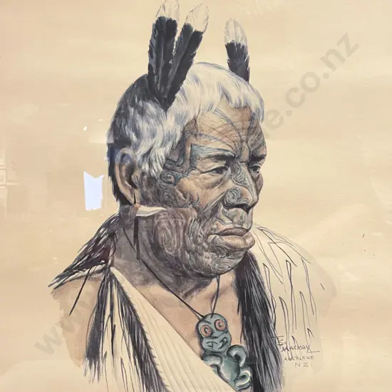 T.S. Mackay - Portrait Print