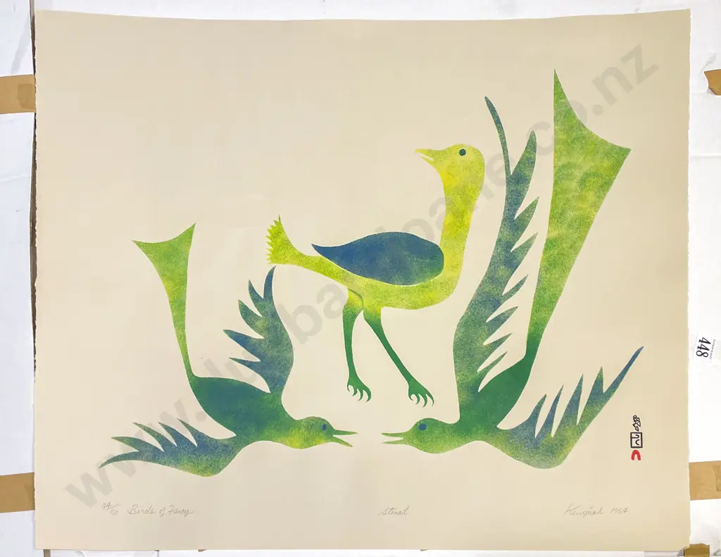 Kenjuak - "Birds of Fancy" Ltd Ed (Unframed) Image 1++