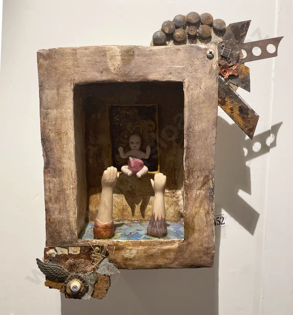 Eryn Gribble - "Hands to God" - Mixed Media Sculptural Work Image 1++