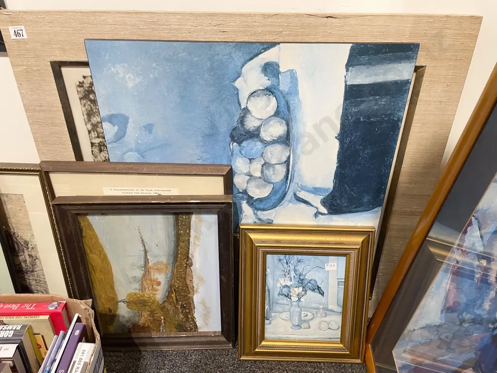 Six Assorted Prints & Originals Image 1++