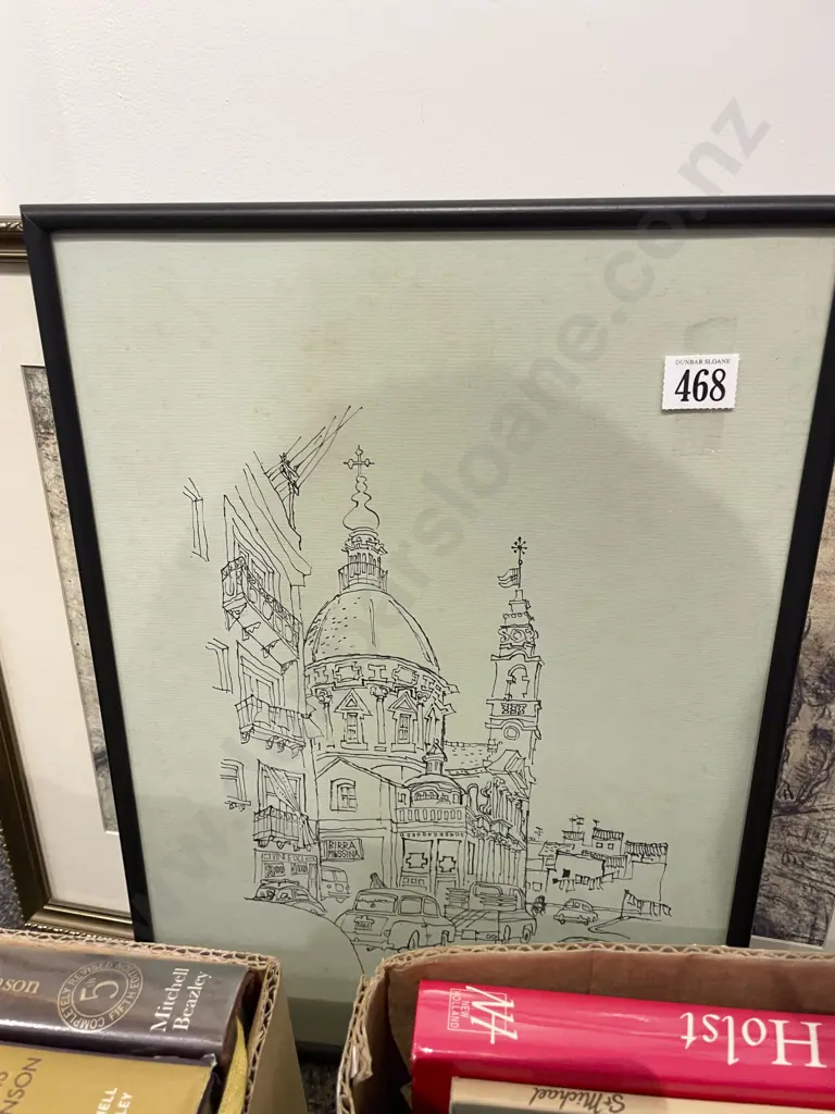 Architectural Study Print and Other Classical Print Image 1++