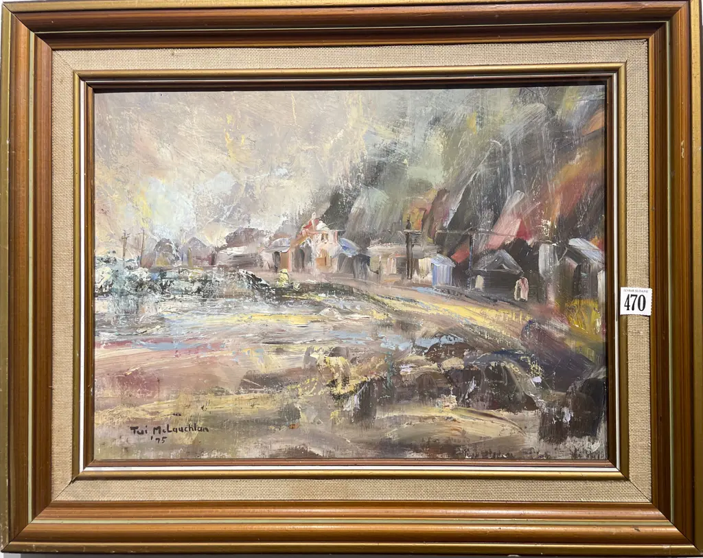 Tui McLauchlan - "Near Ohiro Bay" - Oil on Board Image 1++