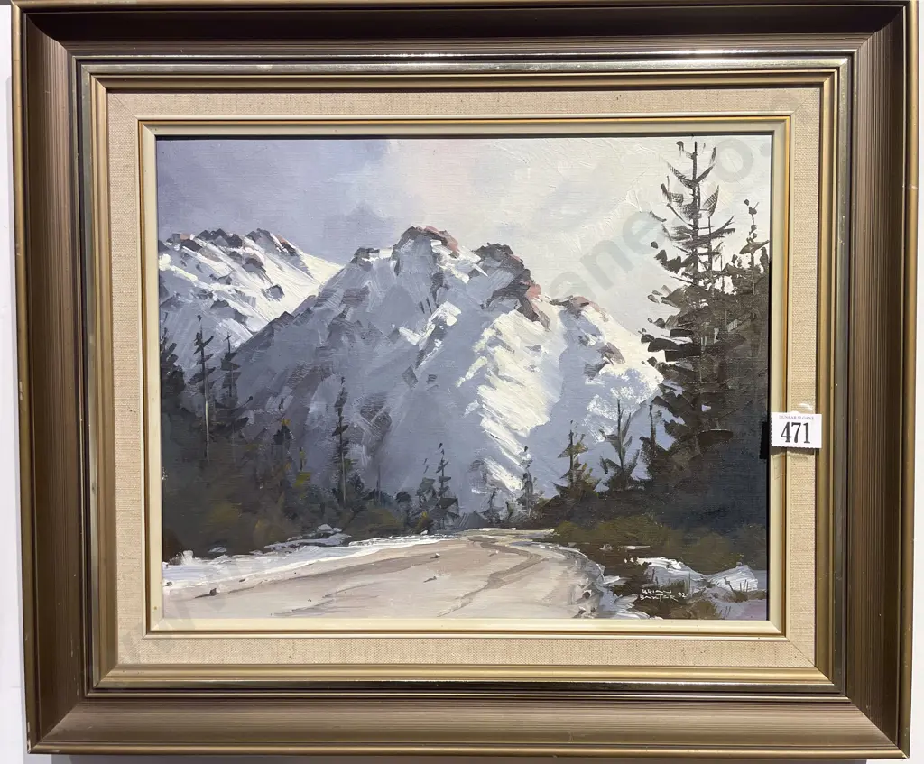 Brian Baxter - "Hanmer" - Oil on Board Image 1++