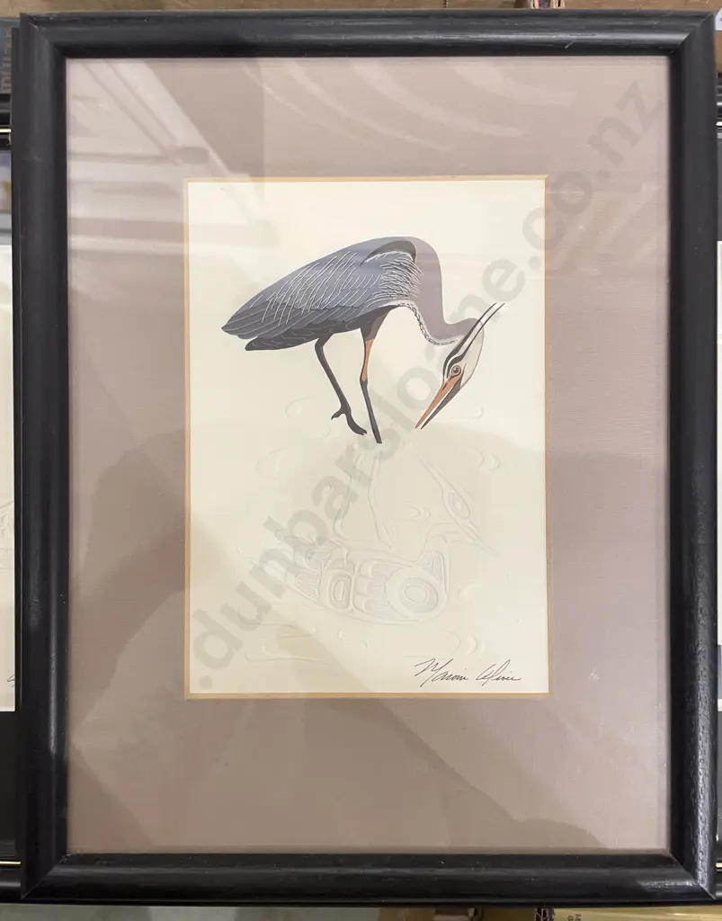 Four Assorted Framed Reproduction Prints by Martin Oliver Image 1++