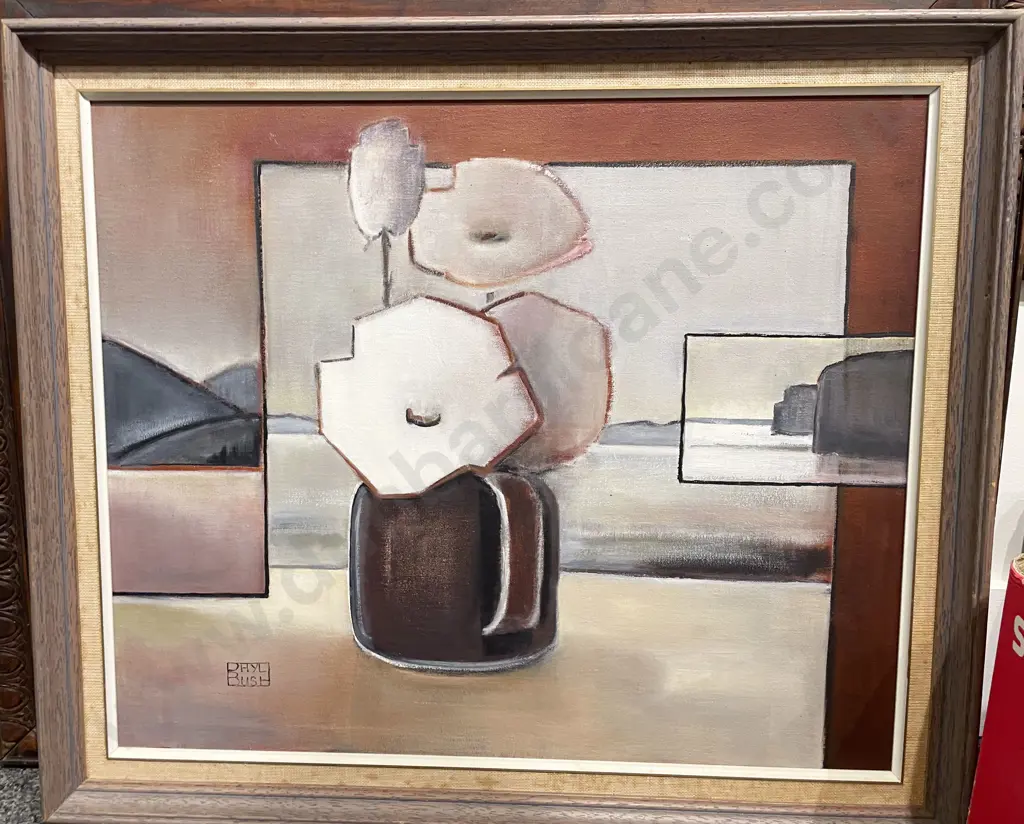 Phyl Bush - "Window Series II" - Oil on Canvas Image 1++
