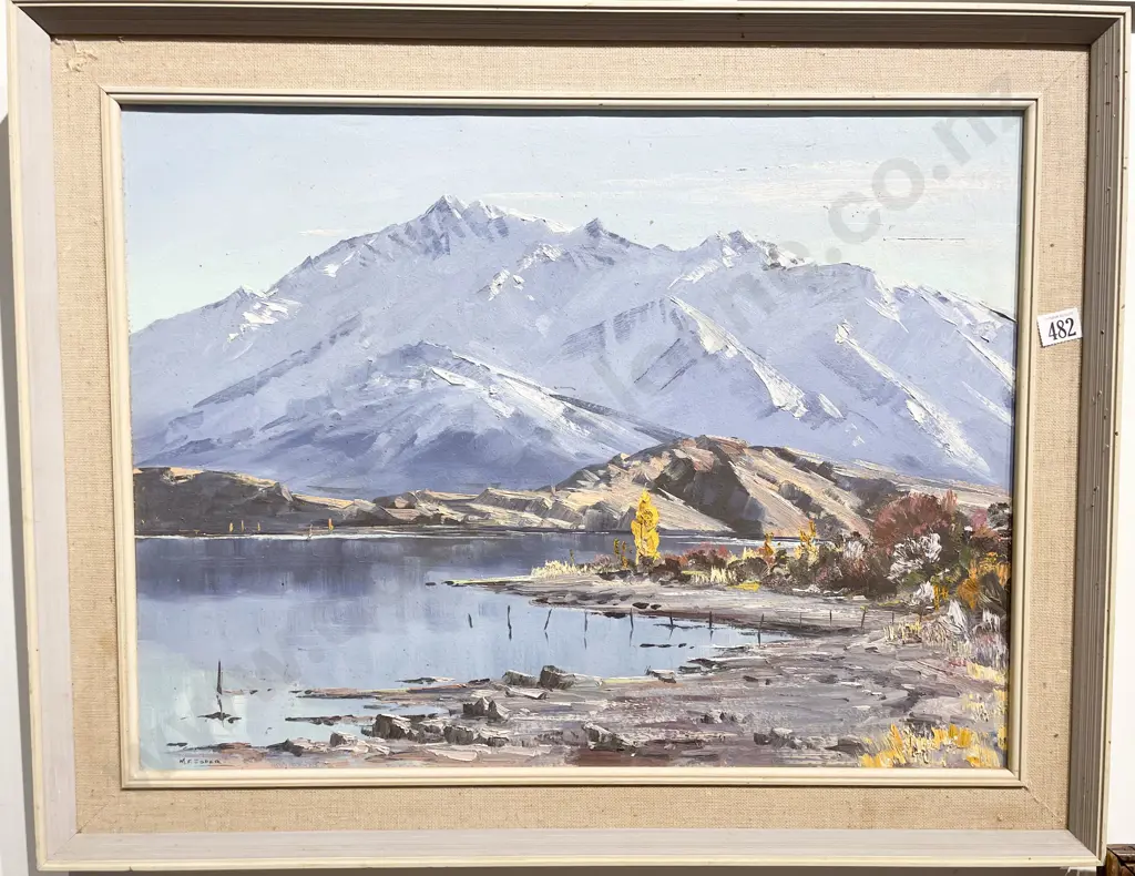 M. F. Soper - "Wanaka" - Oil on Board Image 1++