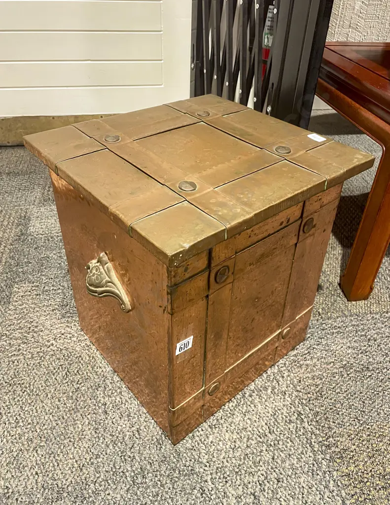 Copper Covered Coal Box Image 1++