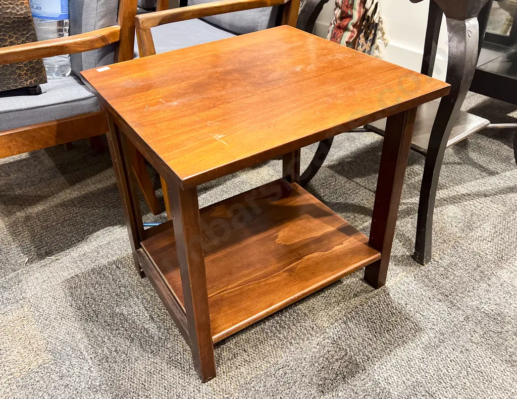 Square Two Tier Coffee Table Image 1++