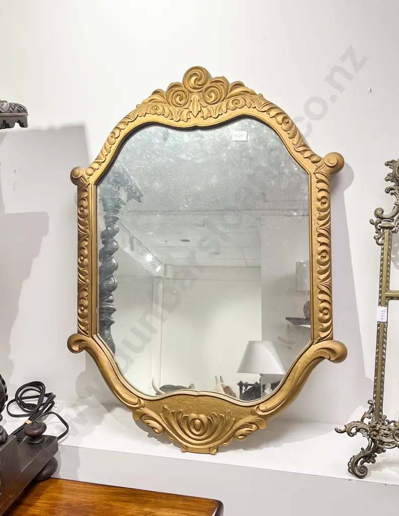 Gilt Painted Wall Mirror Image 1++