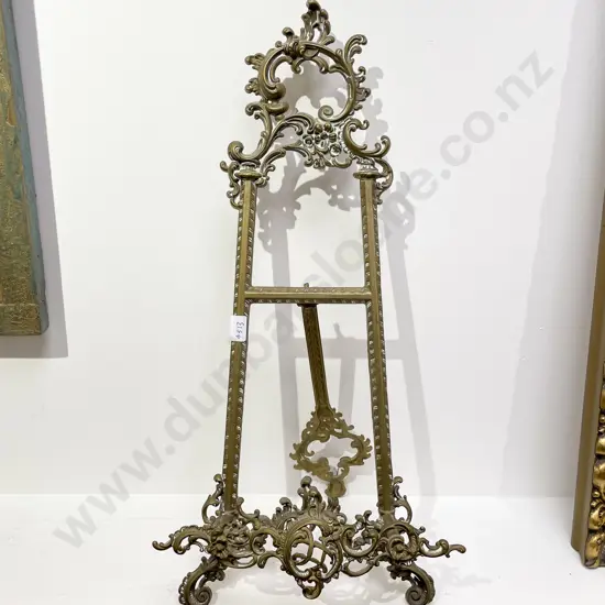 Small Gilt Metal Easel