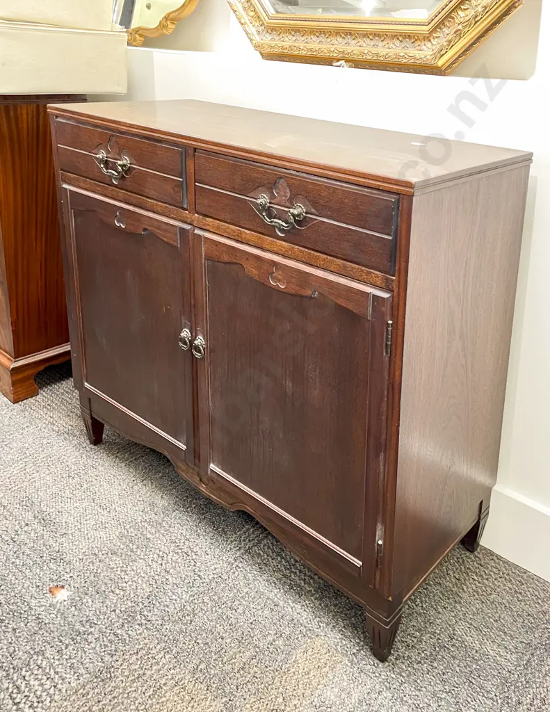 Reproduction Two Drawer Side Cabinet Image 1++