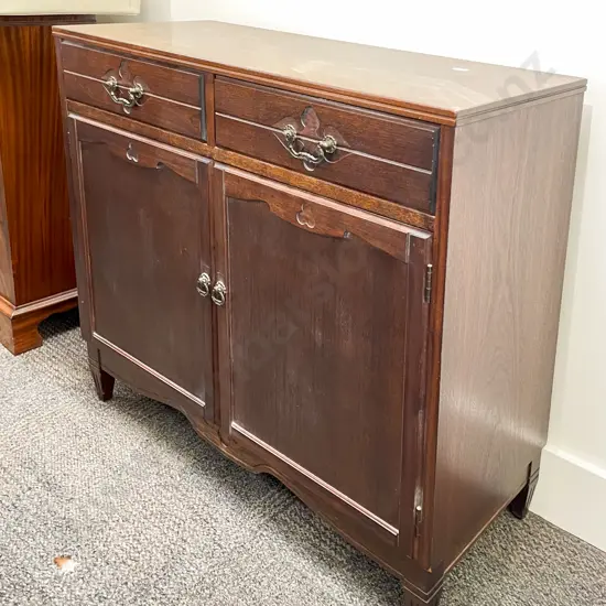 Reproduction Two Drawer Side Cabinet
