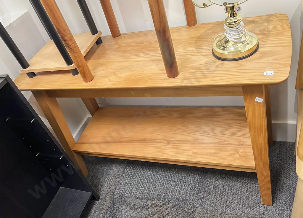 Modern Two Tier Console Table Image 1++