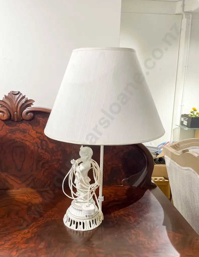 Pair of Cherub Form Table Lamps Image 1++